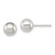Sterling Silver Polished 7mm Ball Earrings