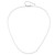 Sterling Silver Polished Adjustable Necklace - QG-ABA717CA-3680