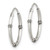 Sterling Silver Polished and Antiqued Endless Hoop Earrings - QE-95FA9A4D-3747