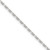Sterling Silver Polished and D/C 1.75mm Mariner Link Chain - QM-28CD638E-3721