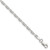 Sterling Silver Polished and D/C 3mm Mariner Link Chain - QM-63BEE5ED-4473