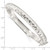 Sterling Silver Polished and D/C 7.25mm Hinged  Bangle - QB-1370333B-1785