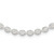 Sterling Silver Polished and Diamond Cut Beaded Necklace