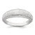 Sterling Silver Polished and Grooved Size 8 Ring