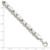 Sterling Silver Polished and Satin X and O Bracelet - QG-74F23167-5739