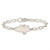 Sterling Silver Polished Angel Baby Engraveable ID Bracelet - QI-513D2D12-3945