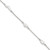 Sterling Silver Polished Animal 9in Plus 1in Ext. Anklet