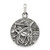 Sterling Silver Polished Antique Finish Sagittarius Horoscope Zodiac Pendan