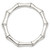 Sterling Silver Polished Bamboo Slip-on Bangle