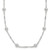 Sterling Silver Polished Beaded 20in Necklace