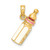 14K 3-D w/ Enamel Baby Bottle Charm - K6-F619B3B6-6435