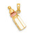 14K 3-D w/ Enamel Baby Bottle Charm - K6-F619B3B6-6435