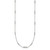 Sterling Silver Polished Beaded Necklace - QG-D2CBBC71-7150