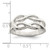 Sterling Silver Polished Celtic Knot Ring - QR-1F7118B4-4085
