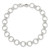 Sterling Silver Polished Circle Link 7.25in Bracelet