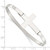 Sterling Silver Polished Cross Bangle - QB-9E0416F1-5698
