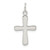 Sterling Silver Polished Cross Charm - QC-ECFBFE5B-7978
