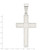 Sterling Silver Polished Cross Pendant - QC-0ABADE82-1395