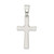 Sterling Silver Polished Cross Pendant - QC-1E239867-8595