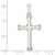 Sterling Silver Polished Cross Pendant - QC-40492711-3543
