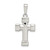 Sterling Silver Polished Cross Pendant - QC-4A253F17-2623