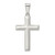 Sterling Silver Polished Cross Pendant - QC-938473DE-1089