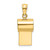14k 3-D Whistle Charm