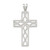 Sterling Silver Polished Cross Pendant - QC-DADE4967-4557