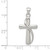 Sterling Silver Polished Cross Pendant - QC-E26FCCF7-6986