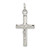 Sterling Silver Polished Crucifix Cross Pendant - QC-331DAF96-5120