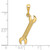 14k 3D Wrench Charm