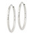 Sterling Silver Polished D/C Endless Hoop Earrings - QE-DAD72CB7-2797