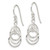 Sterling Silver Polished Dangle Earrings