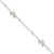 Sterling Silver Polished Dolphin9in Plus 1in Ext. Anklet
