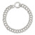 Sterling Silver Polished Double Link 7in Charm Bracelet