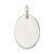 Sterling Silver Polished Enamel Joy Pendant