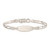 Sterling Silver Polished Engraveable 5in Plus 1in EXT Childrens ID Bracelet