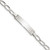 Sterling Silver Polished Engraveable Childrens ID Bracelet - QI-9C927660-8020