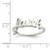 Sterling Silver Polished 'Faith' Ring - QR-00FC6BAD-8437