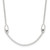 Sterling Silver Polished Fancy Beaded Link 18in Necklace
