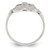 Sterling Silver Polished Fancy CZ Ring - QR-74B36717-8268