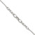 Sterling Silver Polished Fancy Graduated Cable Link 7 Inch with 1 Inch Extension Bracelet
