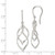 Sterling Silver Polished Fancy Twisted Dangle Earrings - QE-2CDF2E22-3812