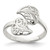 Sterling Silver Polished Filigree Ring - QR-EBD3585E-5842