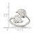 Sterling Silver Polished Filigree Ring - QR-EBD3585E-5842
