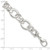 Sterling Silver Polished Flat Fancy Link Bracelet