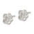 Sterling Silver Polished Flower Post Earrings - QE-75E7A337-4103
