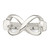 Sterling Silver Polished Heart Infinity Ring - QR-F01763DA-5692