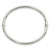 Sterling Silver Polished Hinged Bangle - QB-9E42A573-7982
