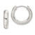 Sterling Silver Polished Hinged Hoop Earrings - QE-70216E45-4305